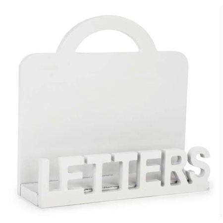 LETTER HOLDER WALL.LETTERS IN WHITE