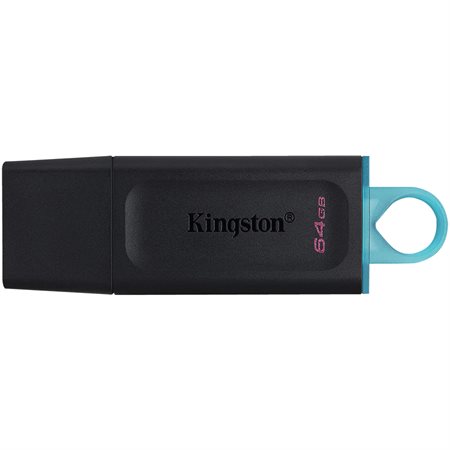 Data Traveler Kingston USB Flash Drive 64 GB black and blue