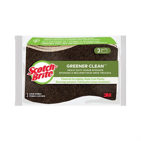 Greener Clean Scrub Sponge heavy duty