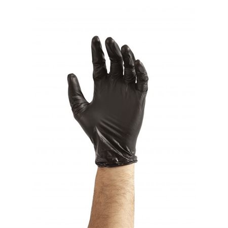 Disposable Vinyl Gloves Black large