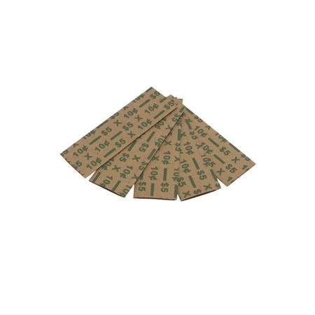 Flat tube for coins Pack of 1000 10 ¢