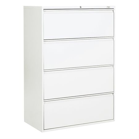 MVL1900 Series Lateral Filing Cabinets 4 drawers white
