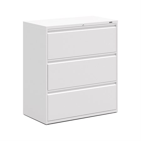 MVL1900 Series Lateral Filing Cabinets 3 drawers white