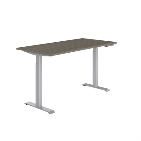 Table ajustable Ionic 60 x 30 po. acajou