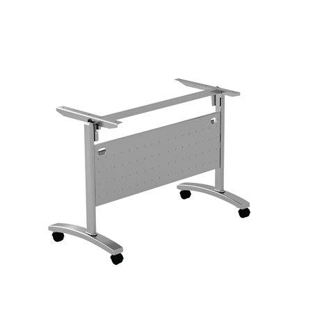 Tucana Conference Table Stainless Steel Table Base for 60 in. tops. Length: 40 in.