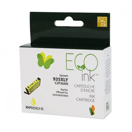 Remanufactured High Yield Jet Ink Cartridge (Alternative to HP 935XL) yellow