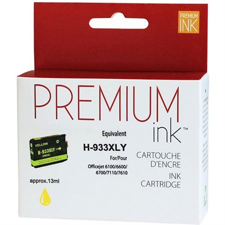 Compatible High Yield Ink Jet Cartridge (Alternative to HP 933XL) yellow