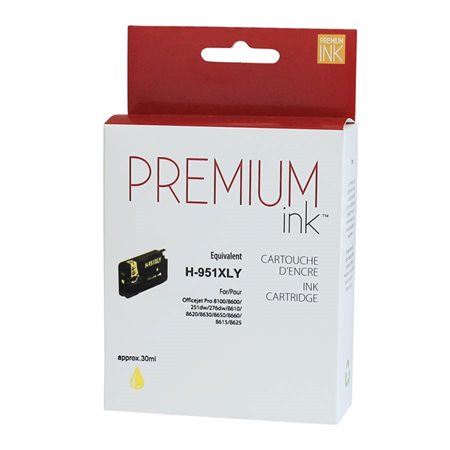 Compatible High Yield Ink Jet Cartridge (Alternative to HP 951XL) yellow