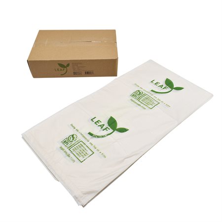Compostable Garbage Bags 35 x 39 in. package of 100