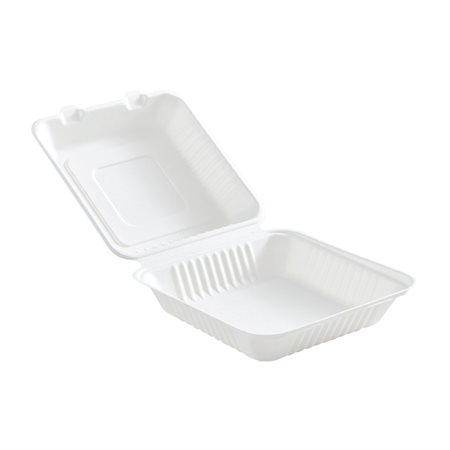 Hinged Lid Container 1 compartment 9 x 9 in.