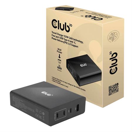 Club3D Travel Charger