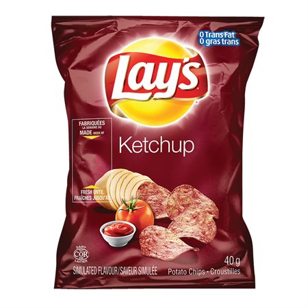 Croustilles Lays ketchup