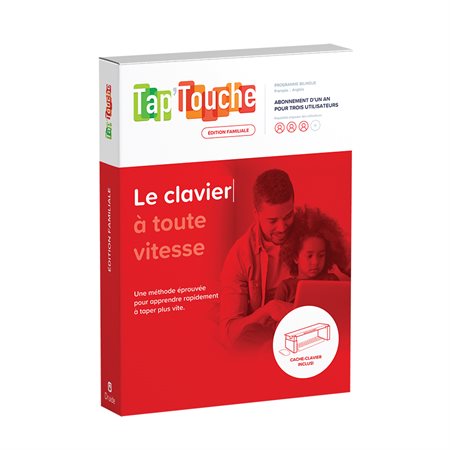 Logiciel Tap'Touche édition familiale (3 utilisateurs)