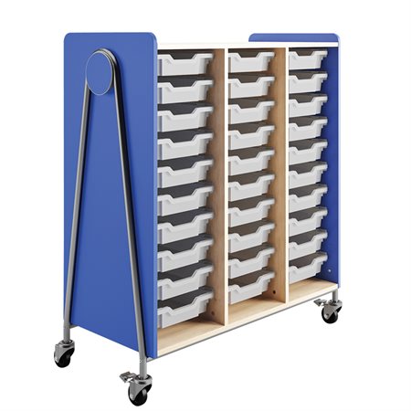 Whiffle Storage Cart - 30 Trays blue