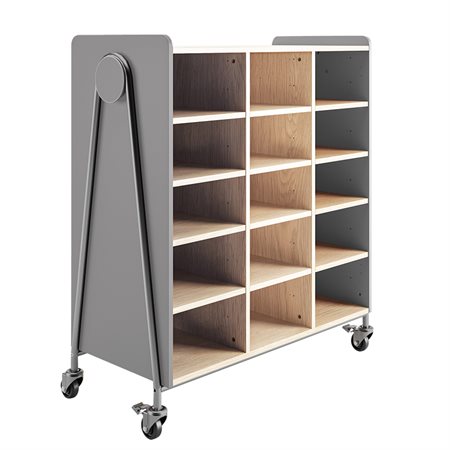 Whiffle Storage Cart - 12 Shelves grey