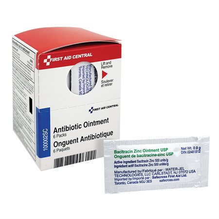 Onguent antibiotique boîte de 6