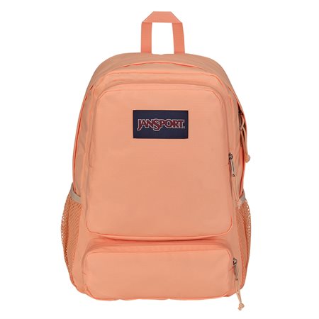 Doubleton Backpack With dedicated laptop compartment peach