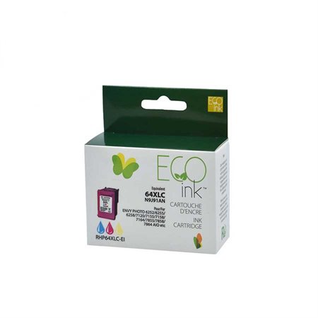 Remanufactured High Yield Ink Jet Cartridge (Alternative to HP 64XL) colour