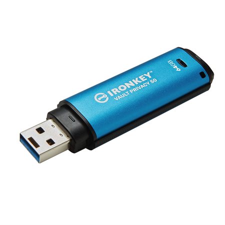 IronKey™ Vault Privacy 50 Encrypted USB 64 GB