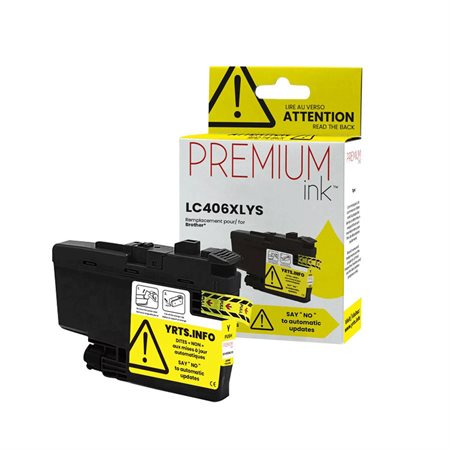 Brother LC406 Compatible Inkjet Cartridge yellow