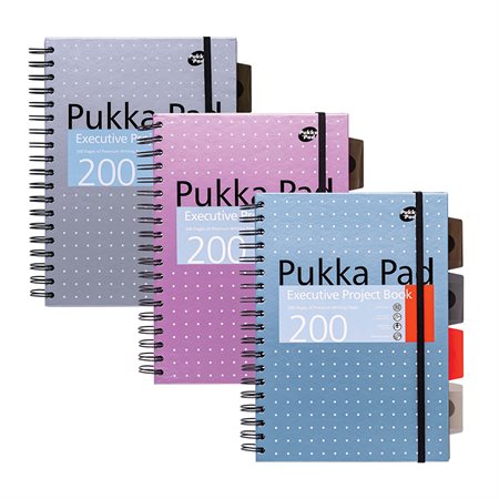 Cahiers de projet exécutif métallique Pukka Pads