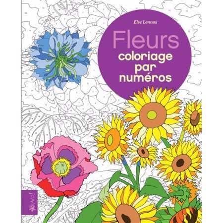 Fleurs: Coloriage par numéros