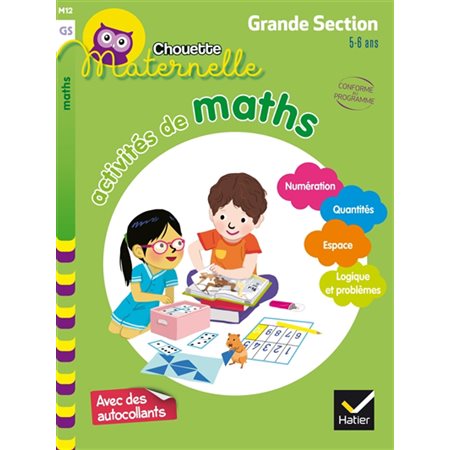 Activités de maths, maternelle grande section, 5-6 ans