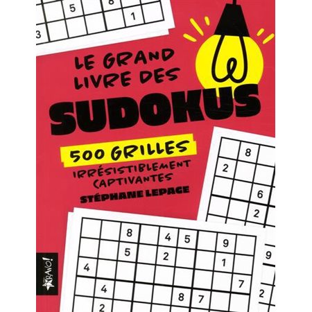 Le Grand Livre des sudokus (500 grilles)