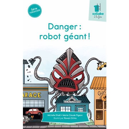 Danger robot géant! (Turquoise)