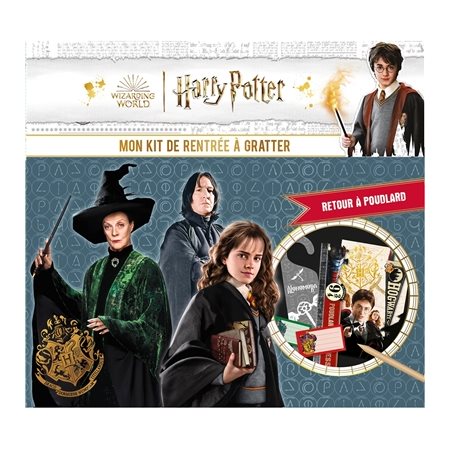 Harry Potter : mon kit de rentrée à gratter : retour à Poudlard