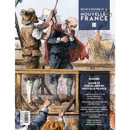 Revue d''histoire de la Nouvelle-France, no. 2, Dossier: Magie et sorcellerie en Nouvelle-France