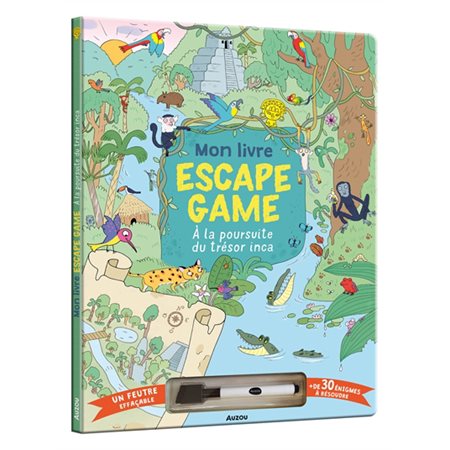 A la poursuite du trésor inca : mon livre escape game ( abime 1X VD )