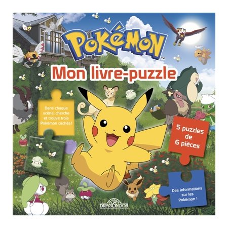 Pokémon : Mon livre puzzle  1X(N / R) BRISÉ