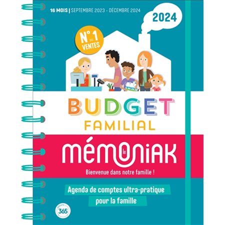 Budget familial 2024 : 16 mois, de septembre 2023 à décembre 2024 : tous les outils pour s'organiser en famille