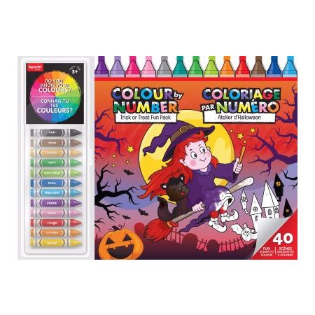 Trousse Géante –  Atelier d'Halloween, Coloriage par numéro