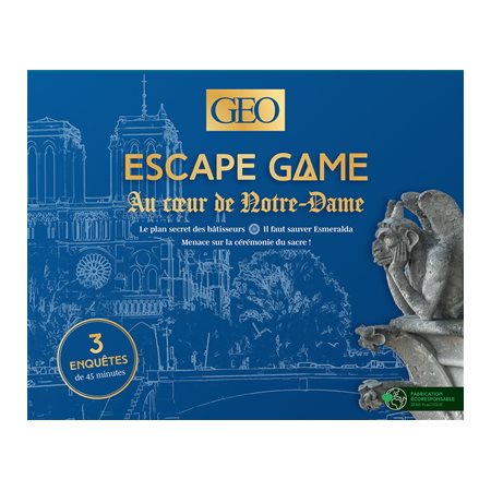 Coffret: Escape Game: Au coeur de Notre-Dame