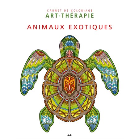 Animaux exotiques, Coloriage art-thérapie