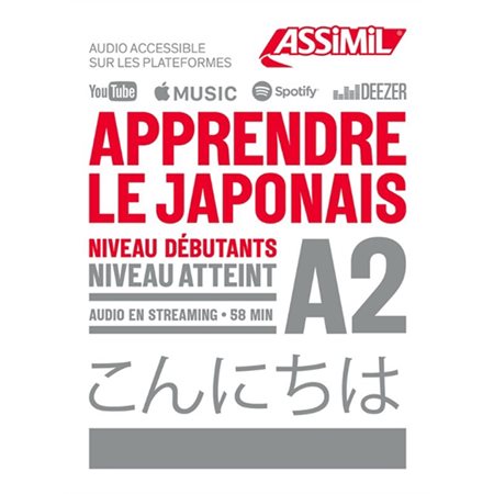 Apprendre le japonais : niveau débutants : niveau atteint A2, Objectif langues