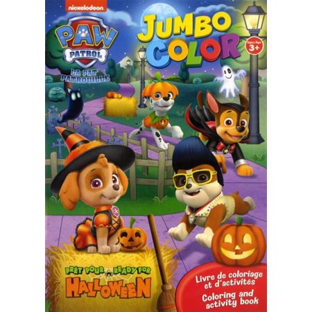 Jumbo Color - Pat Patrouille Halloween, Jumbo color