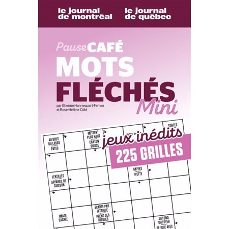 Pause Café: Mots Fléchés Mini
