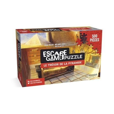 Escape game puzzle : le trésor de la pyramide, Escape game puzzle