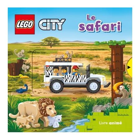 Le safari : livre animé, Lego City