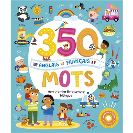 350 mots anglais français, Mon livre sonore bilingue