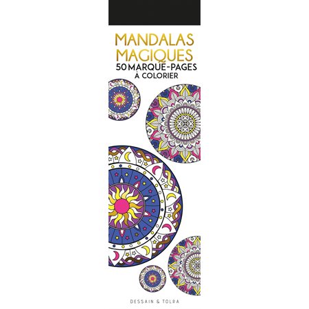 Mandalas magiques : 50 marque-pages à colorier