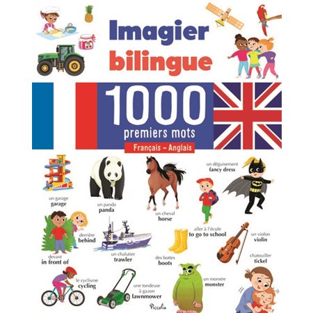 Imagier bilingue 1000 premiers mots: Francais-Anglais