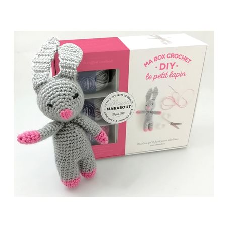 Ma box crochet DIY : le petit lapin : tout ce qu'il faut pour réaliser son doudou