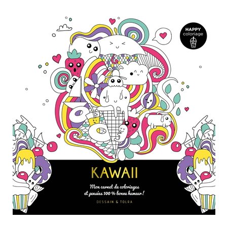Kawaii: Happy coloriage