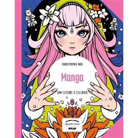 Manga : 100 dessins à colorier,